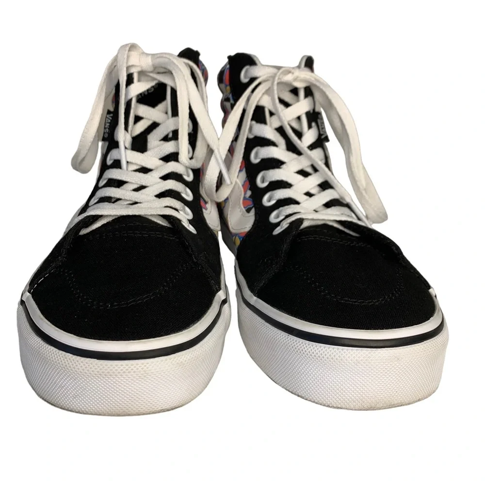 VANS‎ Women 8.5 Filmore Checkerboard Butterfly High-Top Lace Up Sneakers Shoes